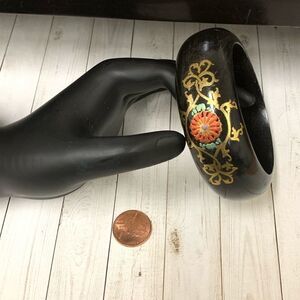 Hand painted Wooden Bracelet‎